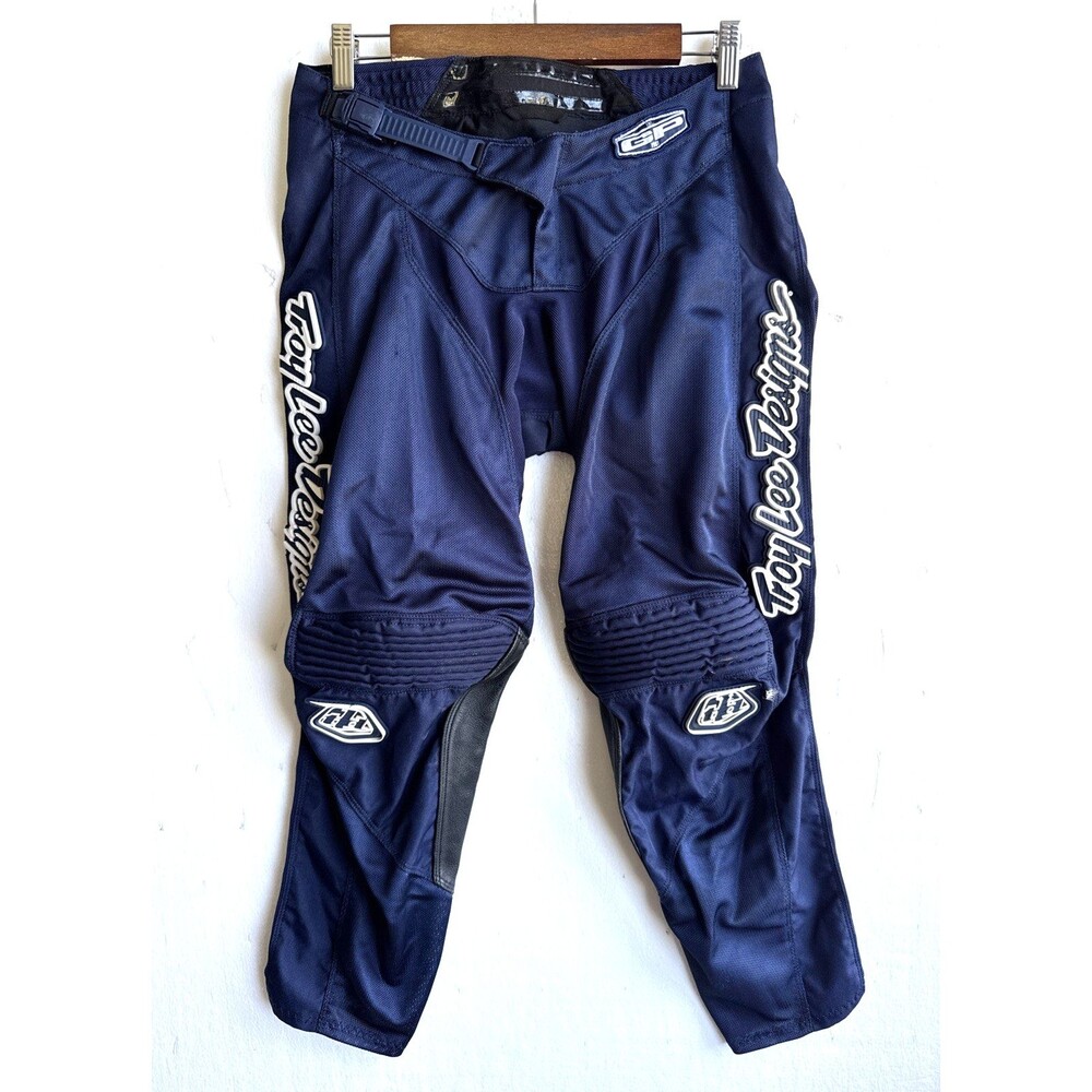 Troy Lee Designs GP Air Mens Motocross Pants Navy Blue Size 30 Vented MX Biker